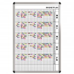 Personal-Raum-Plan, 10 Stunden, 33 Spalten, 103x77 cm, 